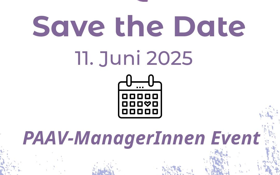 Save the Date | PAAV-ManagerInnen Event