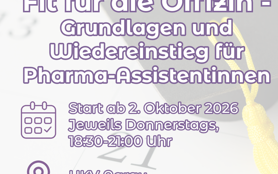 Fit für die Offizin | Start Oktober 2026